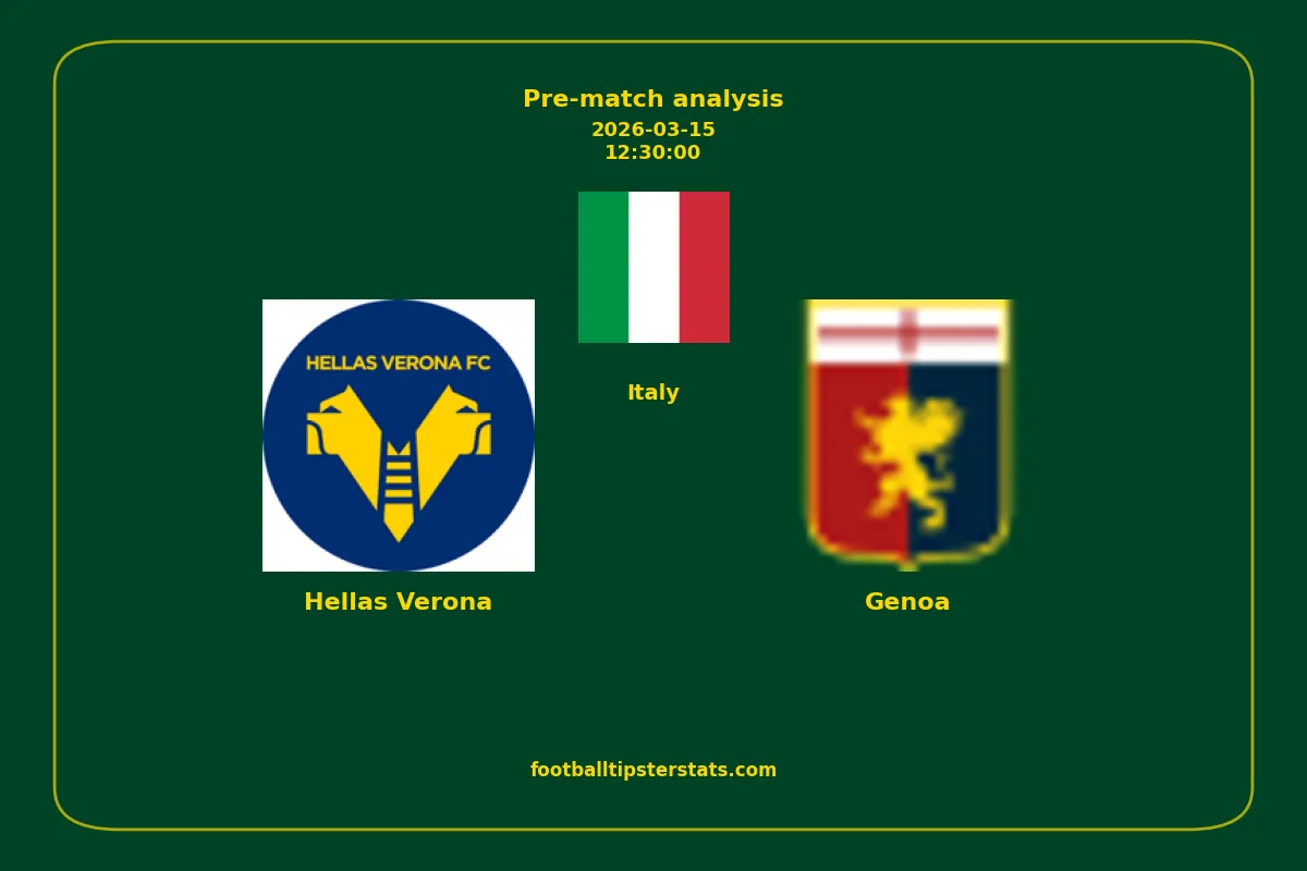 Pre-match analysis: Hellas Verona vs Genoa on 2026-03-15
